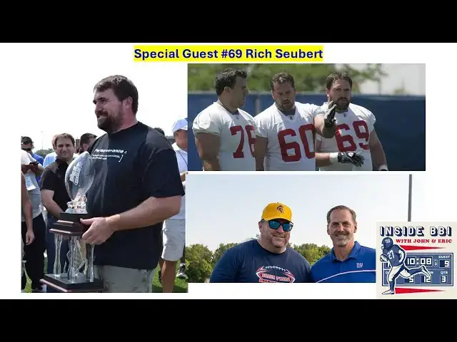 Video thumbnail for Rich Seubert 100 in Giants Top 100 Players Joins Inside BBI #nygiants #nfl #football