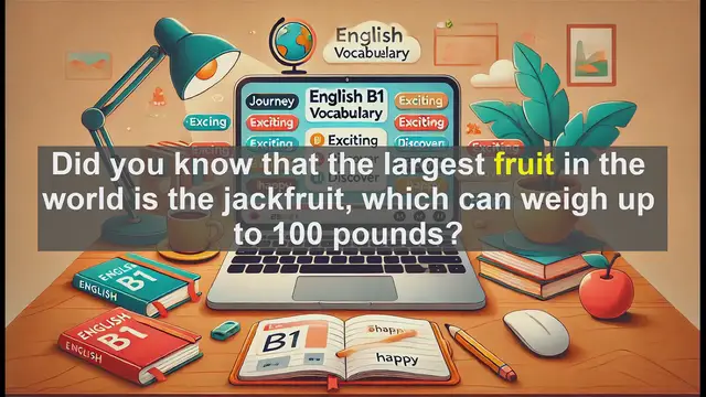 Video thumbnail for 2500 Must Know CEFR B1 Vocabulary - Mastering the Word 'Fruit' in Advanced English