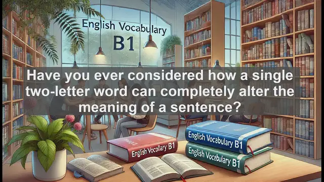 Video thumbnail for 2500 Must Know CEFR B1 Vocabulary - The Power of 'If': Mastering a Key English Conjunction