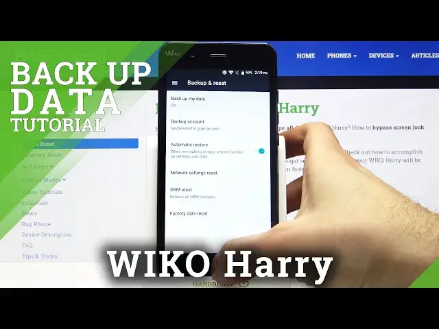 Video thumbnail for Enable Google Backup - Backup Account on WIKO Harry