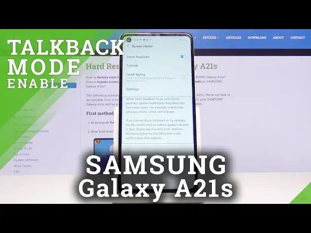 Video thumbnail for How to Enable TalkBack in SAMSUNG Galaxy A21s – How to Activate & Disable TalkBack Mode