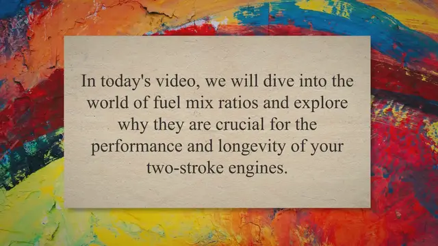 Video thumbnail for 50 to 1 Fuel Mix Chart Gallons