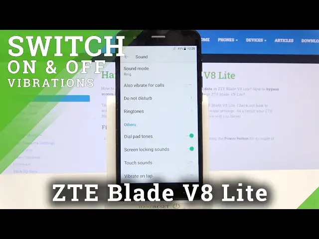 'Video thumbnail for How to Open Vibration Settings in ZTE Blade V8 Lite – Enter Vibration Options'