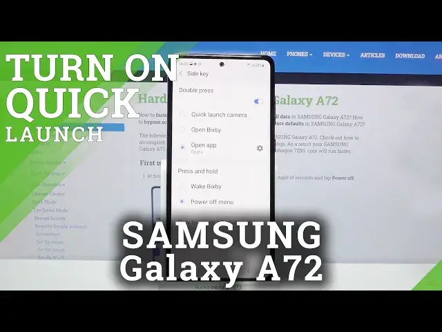 Video thumbnail for How to Customize Quick Launch by Side Key on SAMSUNG Galaxy A72 – Set Up Quick Launch