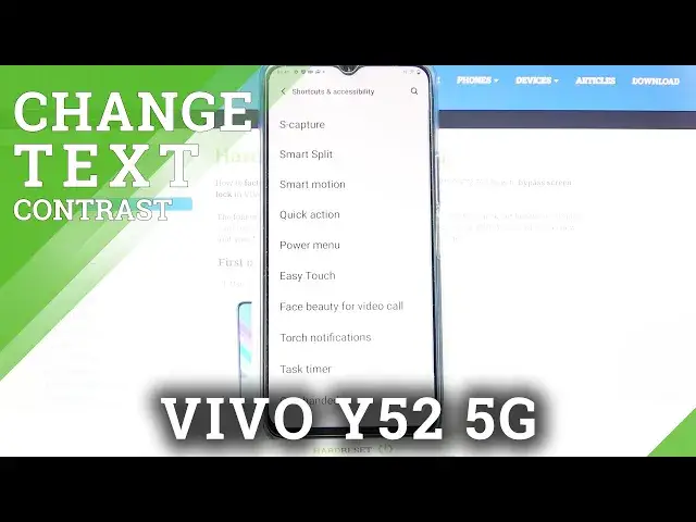 Video thumbnail for How to Activate High Contrast in VIVO Y72 5G – Make Text Visible
