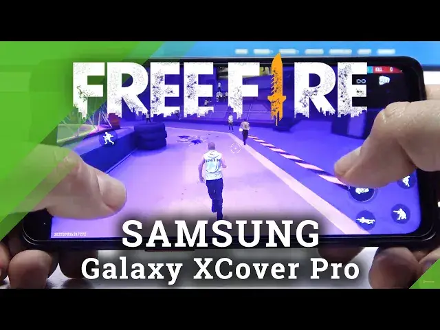 'Video thumbnail for Garena Free Fire Game Test on Samsung Galaxy XCover Pro – Short Gameplay'