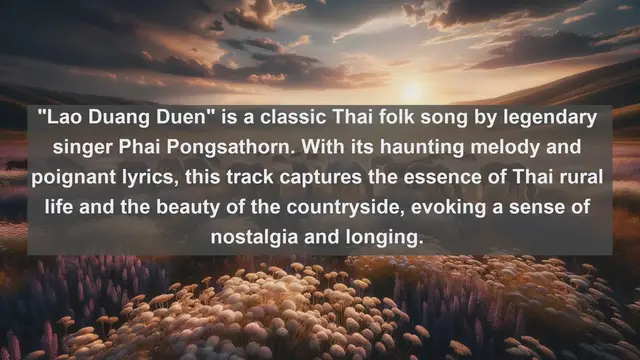 Video thumbnail for Siam Serenade: Top 10 Beautiful Songs from Thailand's Musical Treasury