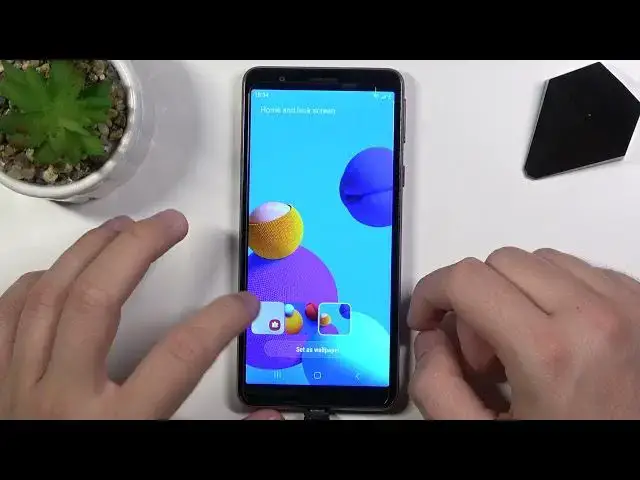 'Video thumbnail for How to Change Locksceen Wallpaper on SAMSUNG Galaxy M01 Core'