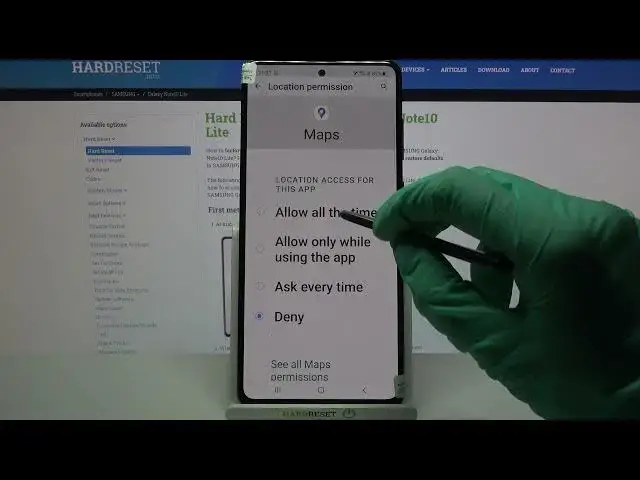 'Video thumbnail for How to Manage App Permission in SAMSUNG Galaxy Note 10 Lite – App Manager'
