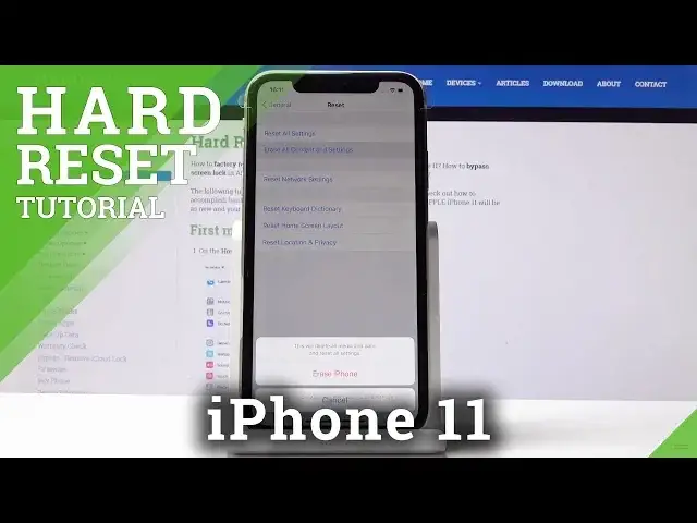 'Video thumbnail for Hard Reset iPhone 11 - How to Factory Reset iPhone 11'