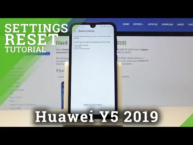 'Video thumbnail for How to Reset Settings in HUAWEI Y5 2019 - Restore Settings to Default'