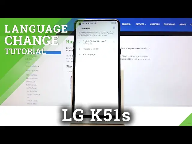 Video thumbnail for Language Settings in LG K51s – Change Device Language