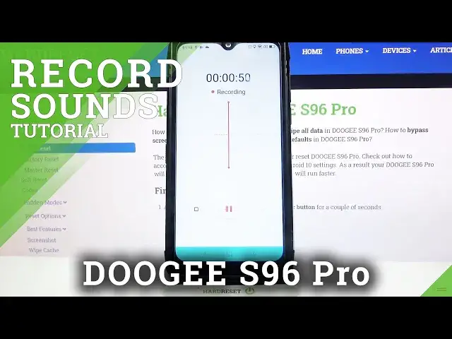 Video thumbnail for How to Record Sounds in DOOGEE S96 Pro – Use Sound Recorder