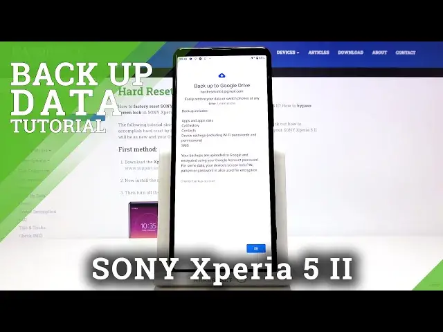'Video thumbnail for How to Back Up Data on SONY Xperia 5 II - Enable Google Backup / Add Backup Account'