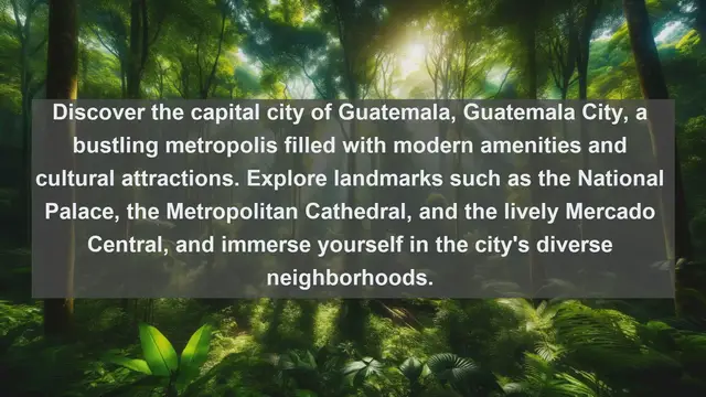 Video thumbnail for Exploring Guatemala's Splendor: Top 10 Beautiful Cities You Can't Miss