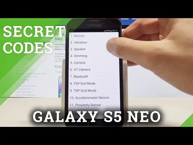 'Video thumbnail for Codes for SAMSUNG Galaxy S5 Neo - Hidden Mode / Secret Menu / Tricks'