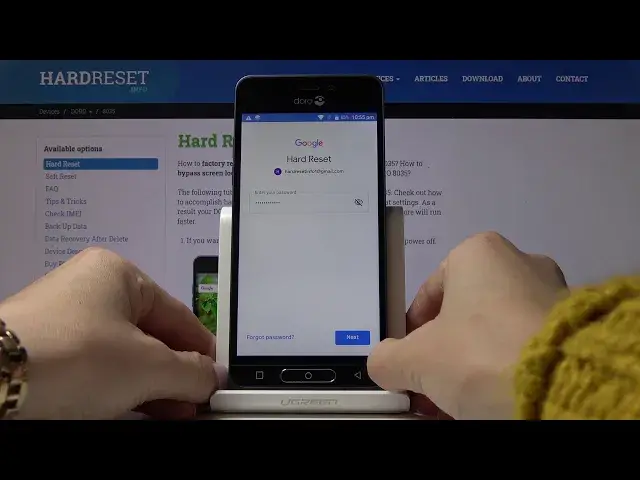 'Video thumbnail for How to Add Google Accout in DORO 8035 – Google User Removal'