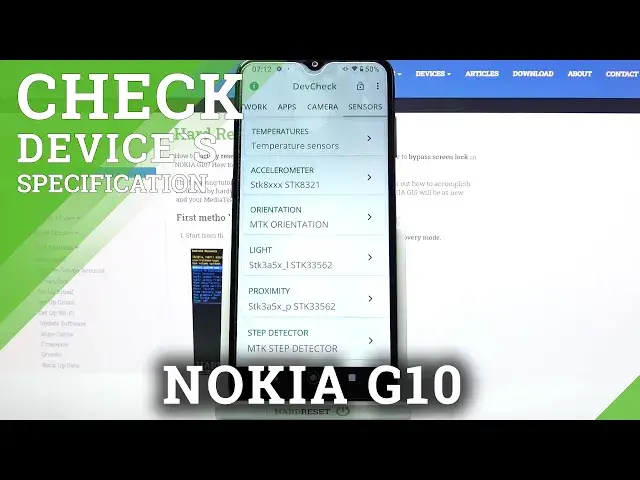 Video thumbnail for How to Check Phone Specification on NOKIA G10 - Use DevCheck app