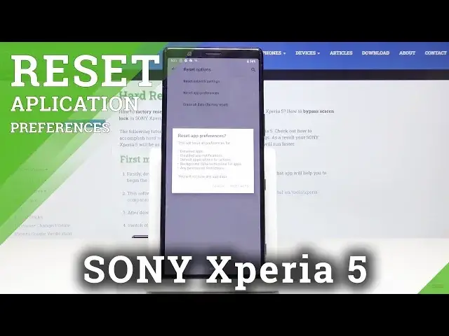 'Video thumbnail for How to Reset Apps in SONY Xperia 5 – Restore App Defaults'