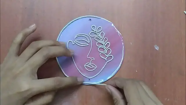 'Video thumbnail for Women specific Art and Painting using Clay | How to Acrylic Color | Clay Craft and Paining'