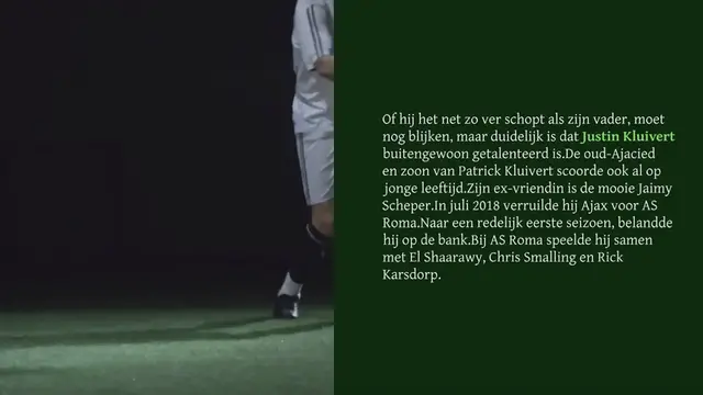 Video thumbnail for Jaimy Schepers, de stijlvolle ex-vriendin van Justin Kluivert: