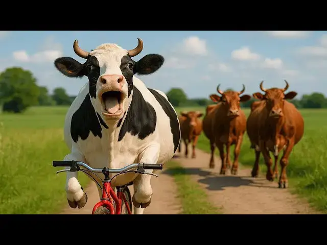 'Video thumbnail for "100% Hilarious Mind-Blowing Cow Dance Moves – LOL Guaranteed! 🐮🤣" Funny Cow Dance !'