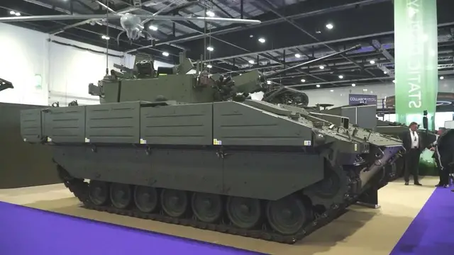 'Video thumbnail for Discover CTA 40 latest generation of state-of-the-art 40 mm turret for land and naval platforms'