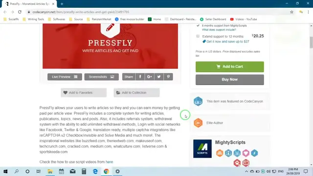 'Video thumbnail for PressFly - Monetized Articles System'