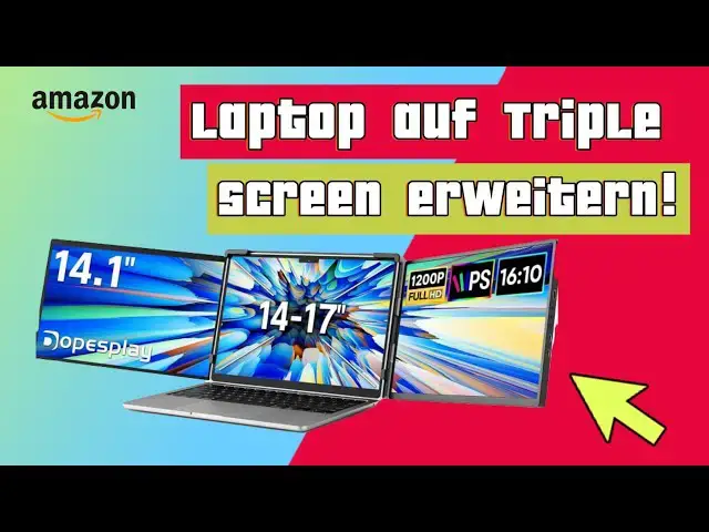Video thumbnail for Plug & Play Triple Monitor: Laptopbildschirm auf 3 erweitern!