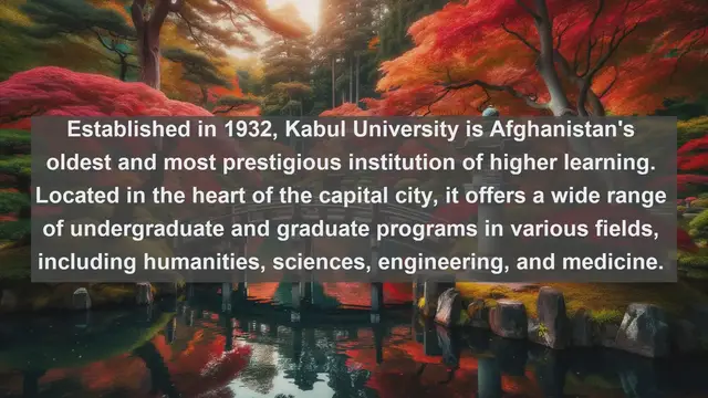 Video thumbnail for Unveiling Afghanistan's Academic Excellence: Top 10 Favorite Universities Revealed!