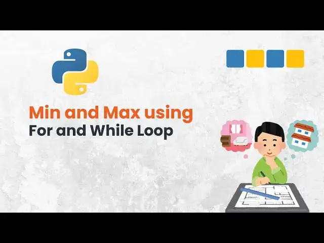 'Video thumbnail for Find the Biggest and Smallest Number Without Max or Min? using For and While Loop'