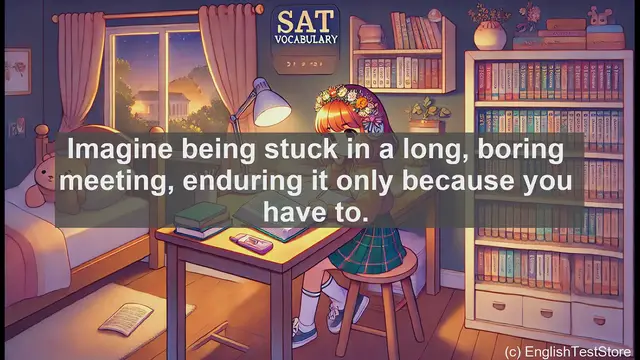 Video thumbnail for 5000 Must Know SAT Vocabulary - SAT Vocabulary: Understanding 'Sufferance'