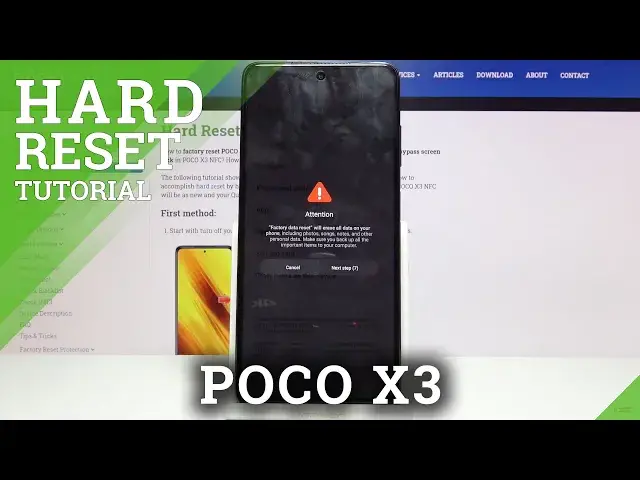 'Video thumbnail for How to Factory Reset POCO X3 – Delete Content & Settings'