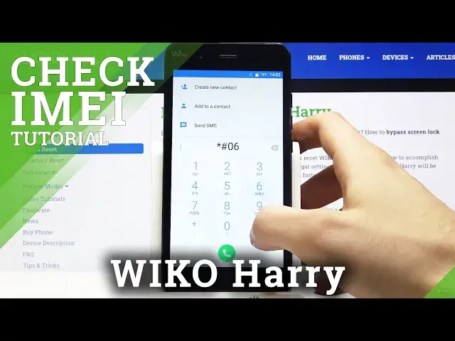 Video thumbnail for WIKO Harry Serial Number - Read IMEI Number