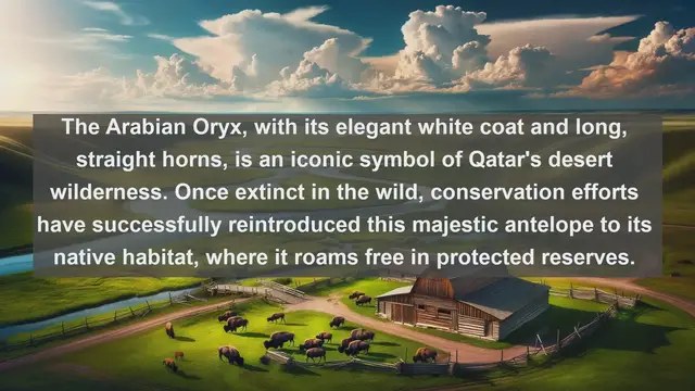 Video thumbnail for Unveiling Qatar's Wildlife: Top 10 Native Animals in Qatar