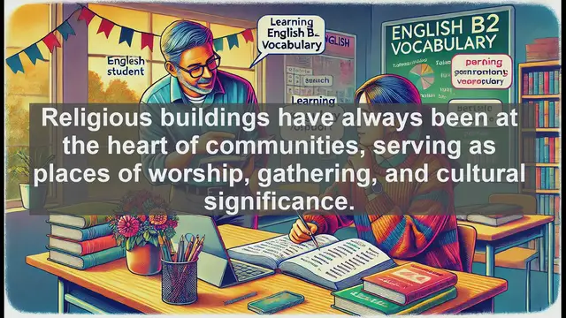 Video thumbnail for 1500 Must Know CEFR B2 Vocabulary - Mosque: The Heart of Muslim Communities