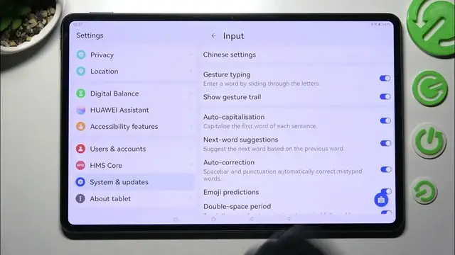'Video thumbnail for How to Enter Text Correction in HUAWEI MatePad Pro 12.6 – Find Correction Options'