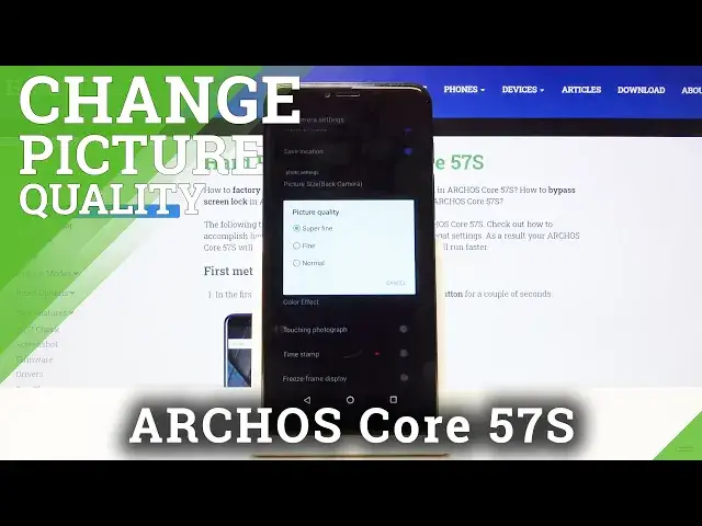 Video thumbnail for How to Change Picture Quality in ARCHOS Core 57S – Change Photo Quality
