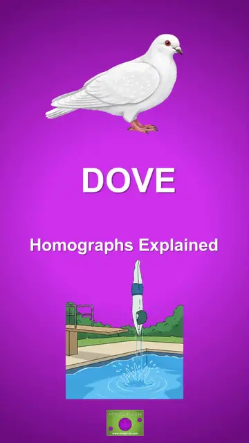 'Video thumbnail for Dove: Homographs Explained'
