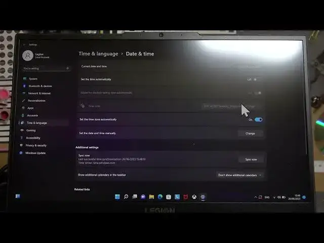 Video thumbnail for How To Manually Change Time Zone For Lenovo Legion Laptop