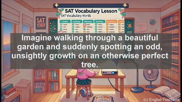 Video thumbnail for 5000 Must Know SAT Vocabulary - Excrescence: SAT Vocabulary Word Explained