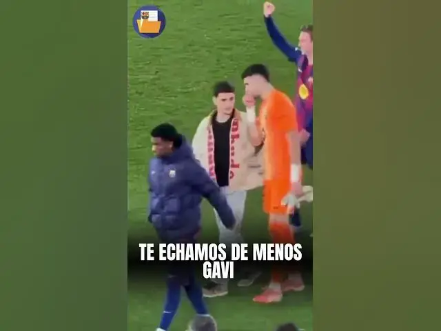 Video thumbnail for Gavi junto a Joan García tras la victoria de anoche... ¡Cada vez queda menos para que regrese!