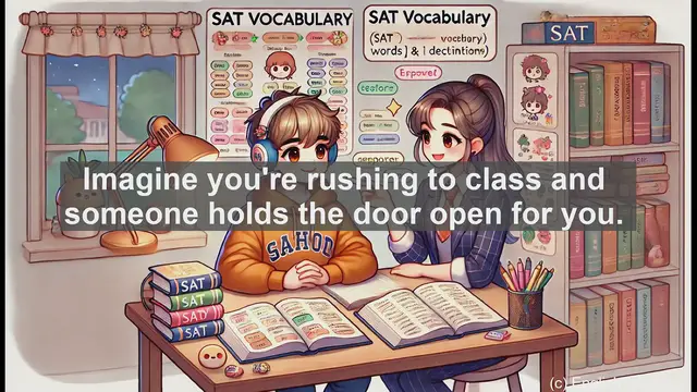 Video thumbnail for 5000 Must Know SAT Vocabulary - Courtesy: A Key Word for SAT and Daily Life