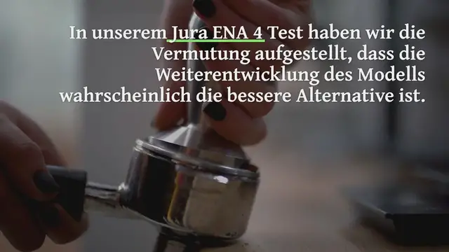 Video thumbnail for Jura ENA 8 EB Kaffeevollautomat Test 2024: Kompakt & vielseitig