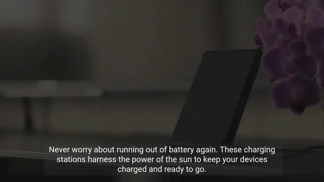 Video thumbnail for Solar-Powered Outdoor Charging Stations