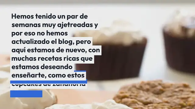 Video thumbnail for Cupcakes de Zanahoria Veganos