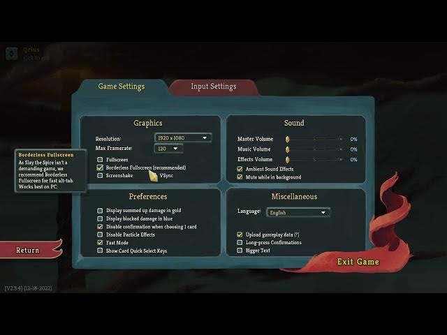 Video thumbnail for Slay The Spire – How to Change VSync Setting