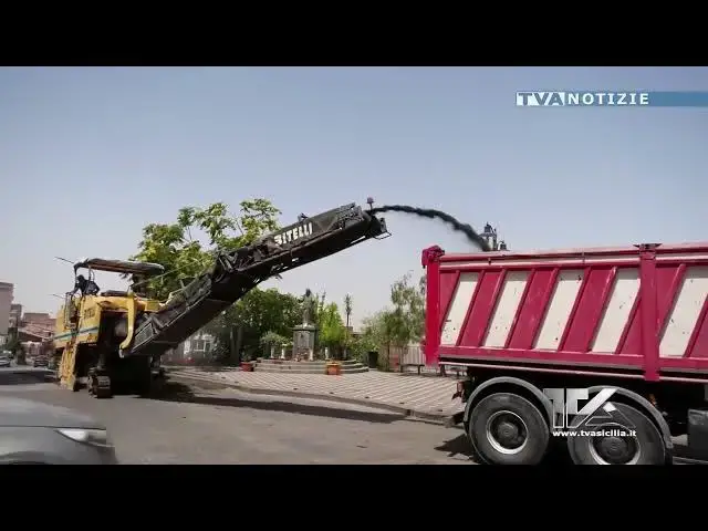 Video thumbnail for Adrano. A conclusione dei lavori di ammodernamento di un tratto della rete fognaria in via Della Reg
