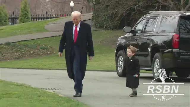 Video thumbnail for WATCH: President Trump & Elon Musk Depart White House Aboard Marine One – March 14