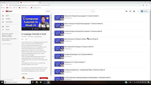 Video thumbnail for C Exercise 2_ Units and Conversions_ C Tutorial In Hindi #22